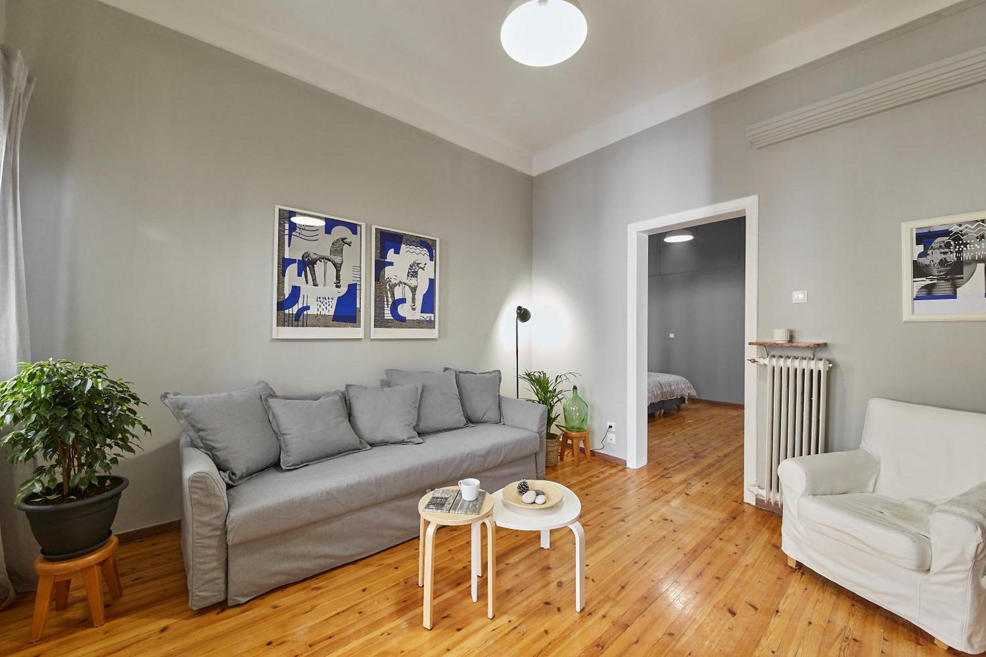 Bright Bright B Central Apartment With Balcony テッサロニキ エクステリア 写真